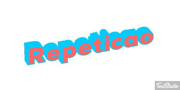 Repetição Tekst effect