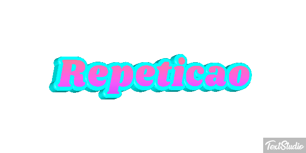 Repetição Tekst effect