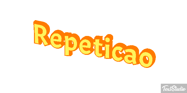 Repetição Tekst effect