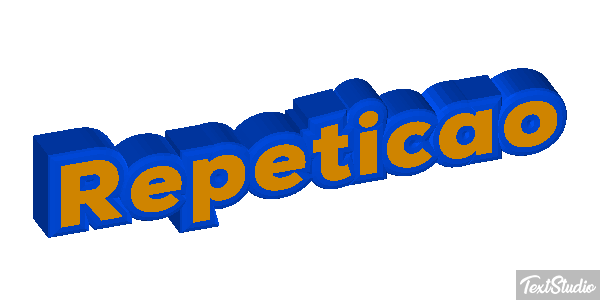 Repetição Tekst effect