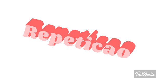 Repetição Tekst effect