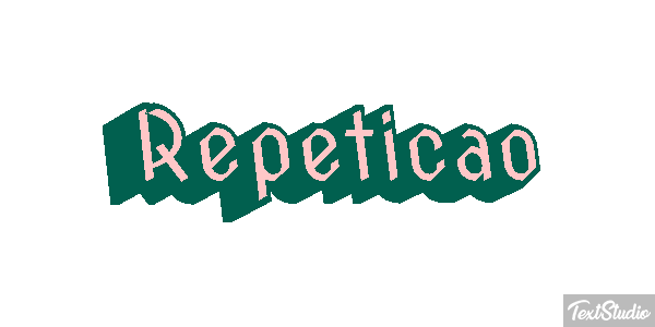 Repetição Tekst effect