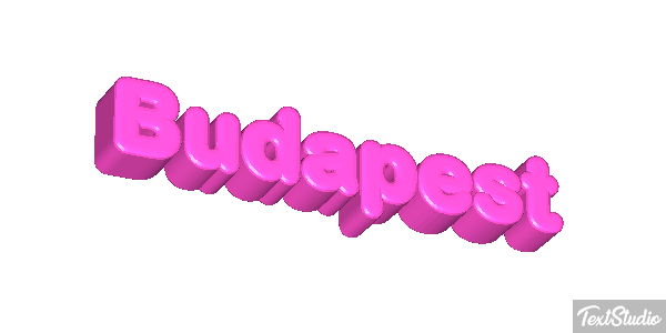 Budapest Text effect