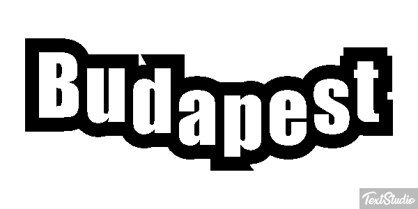 Budapest Text effect