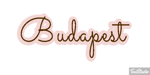 Budapest Text effect