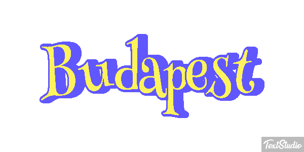 Budapest Text effect