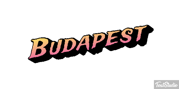 Budapest Text effect