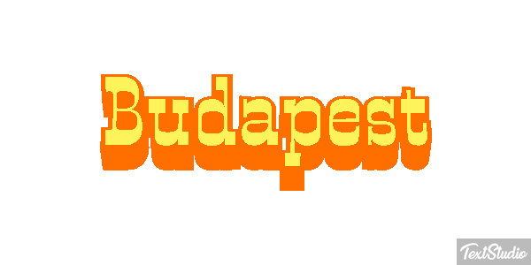 Budapest Text effect