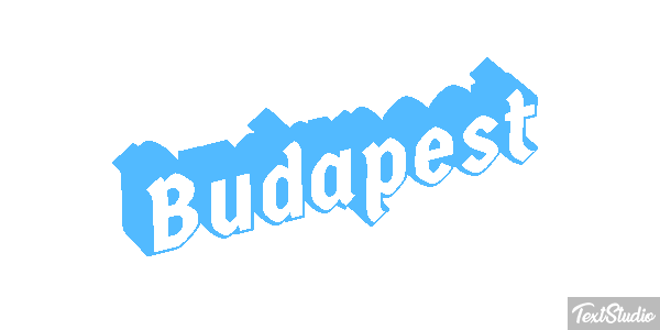 Budapest Text effect