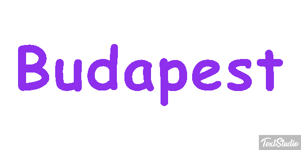 Budapest Text effect