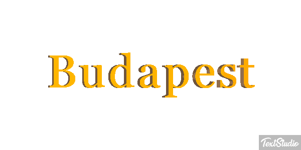 Budapest Text effect