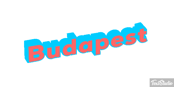 Budapest Text effect