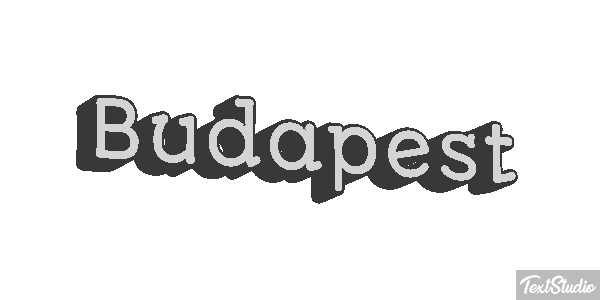 Budapest Text effect