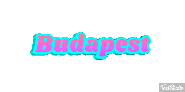 Budapest Text effect