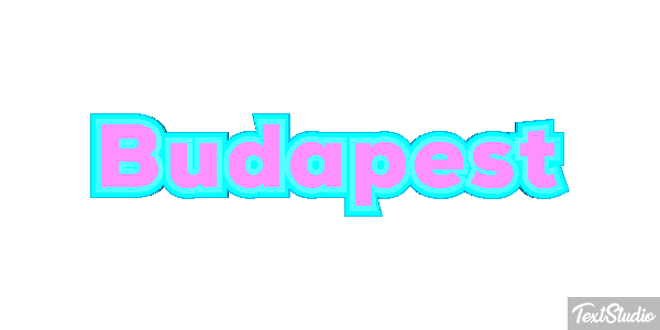 Budapest Text effect