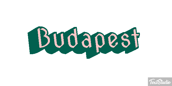 Budapest Text effect