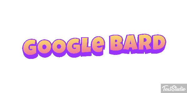 Google Bard Efekt tekstowy