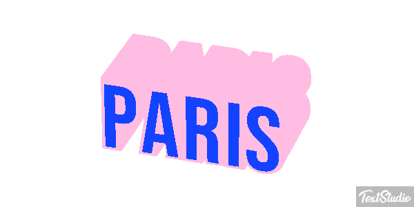Paris Tekst effect