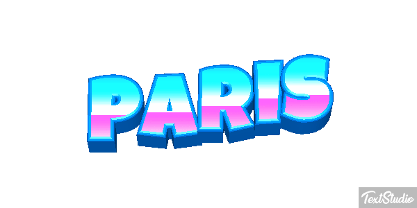 Paris Tekst effect
