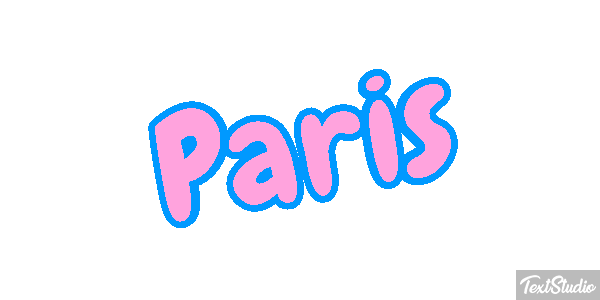 Paris Tekst effect
