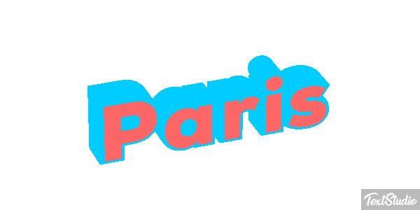 Paris Tekst effect
