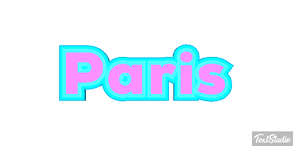 Paris Tekst effect