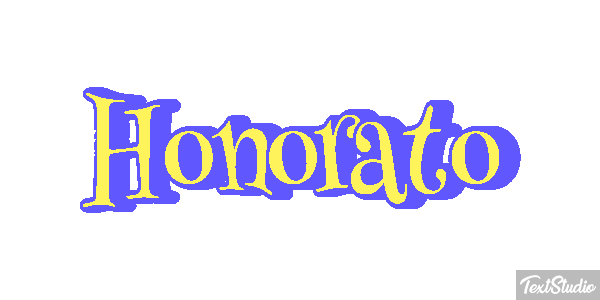 Honorato Efecto de texto