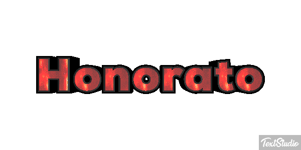 Honorato Efecto de texto