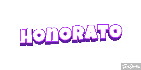 Honorato Efecto de texto