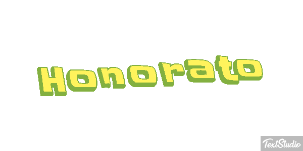 Honorato Efecto de texto