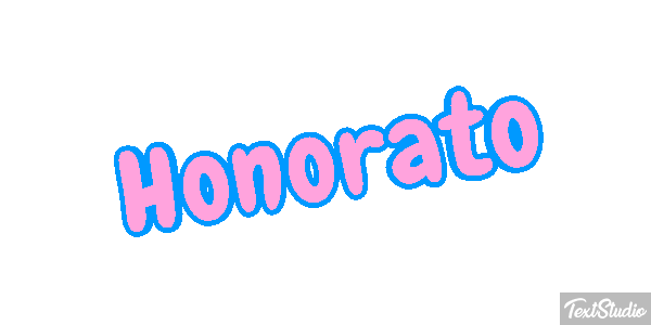 Honorato Efecto de texto