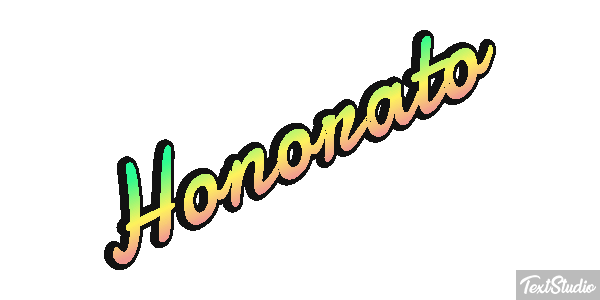 Honorato Efecto de texto