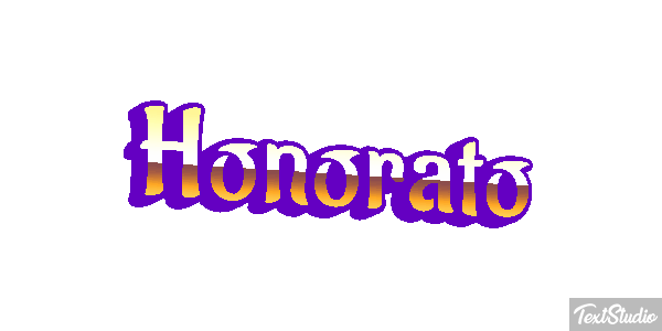 Honorato Efecto de texto