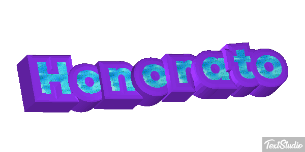 Honorato Efecto de texto