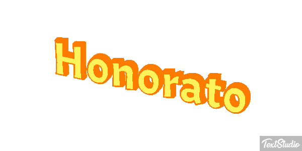 Honorato Efecto de texto