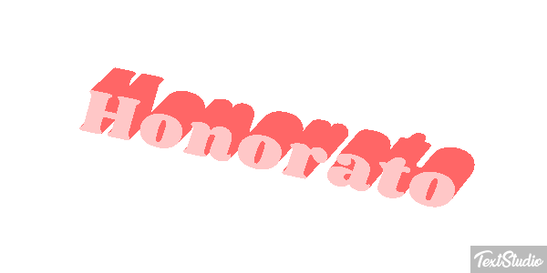 Honorato Efecto de texto