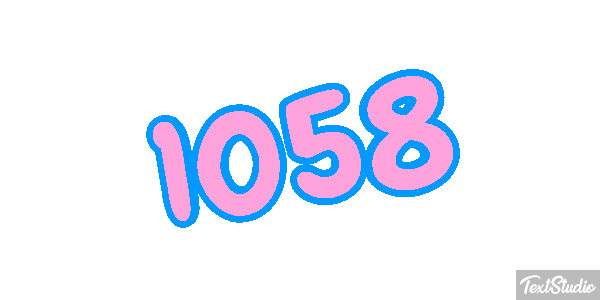1058 Text effect
