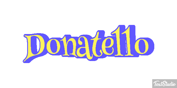 Donatello Effetto testo