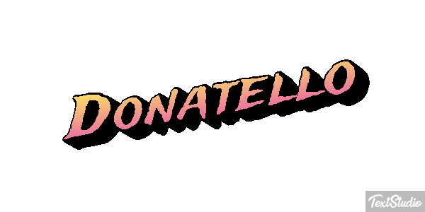 Donatello Effetto testo