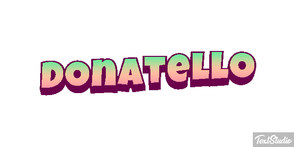 Donatello Effetto testo