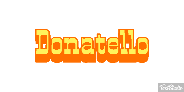 Donatello Effetto testo