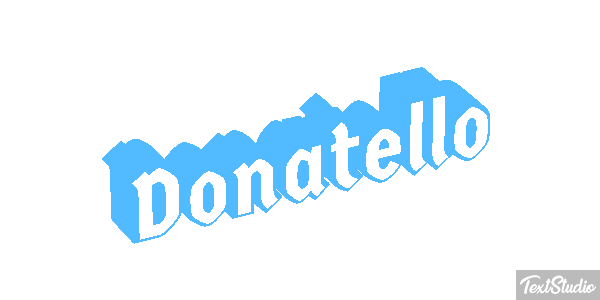 Donatello Effetto testo