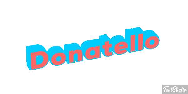 Donatello Effetto testo