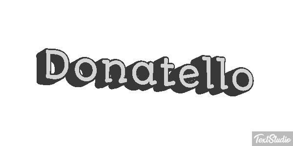 Donatello Effetto testo