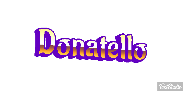 Donatello Effetto testo