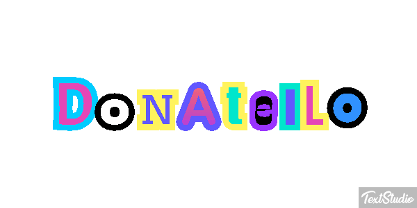 Donatello Effetto testo