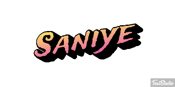 Saniye Metin efekti