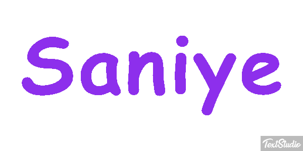 Saniye Metin efekti