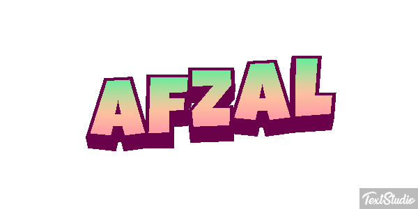 Afzal Texteffekt