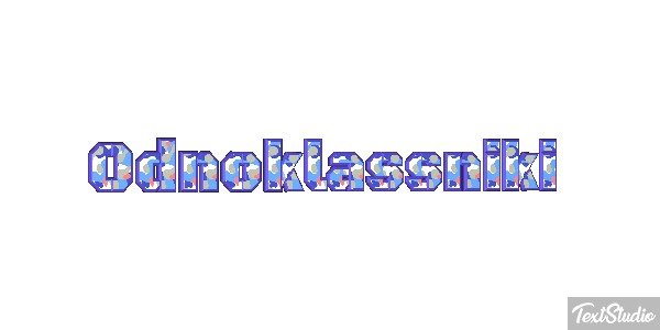 Odnoklassniki Efecto de texto